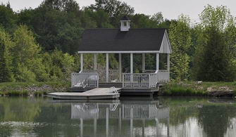 Dock - Country homes for sale and luxury real estate including horse farms and property in the Caledon and King City areas near Toronto